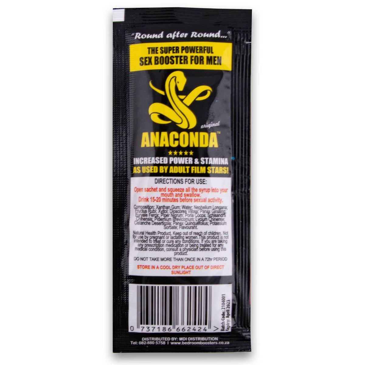 Anaconda Sex Shot – Instant Bedroom Booster for Men