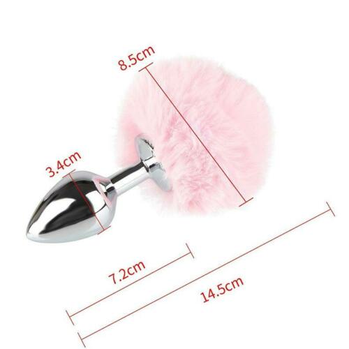 Metal Fluffy Bunny Butt Plug Small Naughty But Nice Metal Fluffy Bunny Butt Plug Small Naughty But Nice