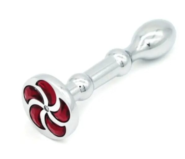 Flower Long Steel Anal Butt Plug Naughty But Nice Flower Long Steel Anal Butt Plug Naughty But Nice