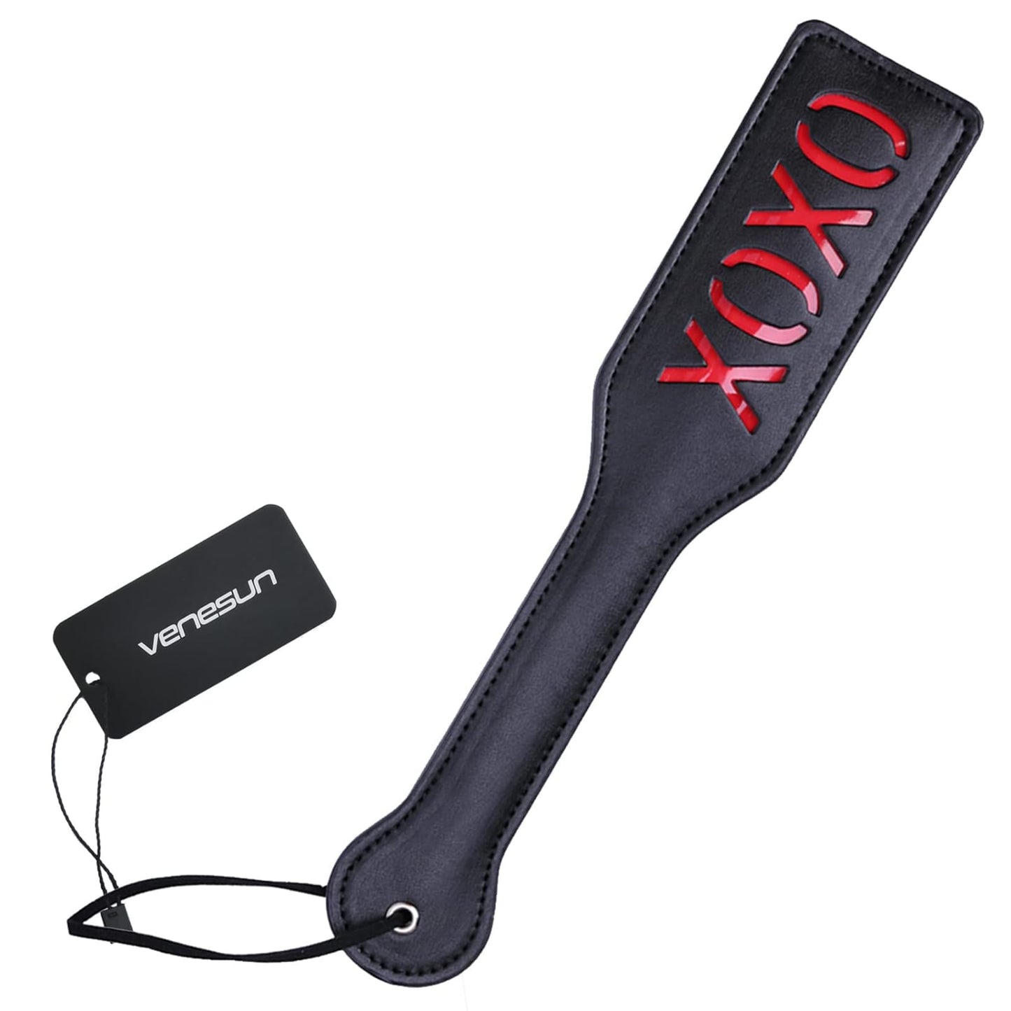BDSM Pleather Spanking Paddle With A XoXo Cut-Out