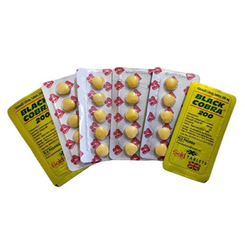 Cobra Gold / Black / Black Mamba 200mg