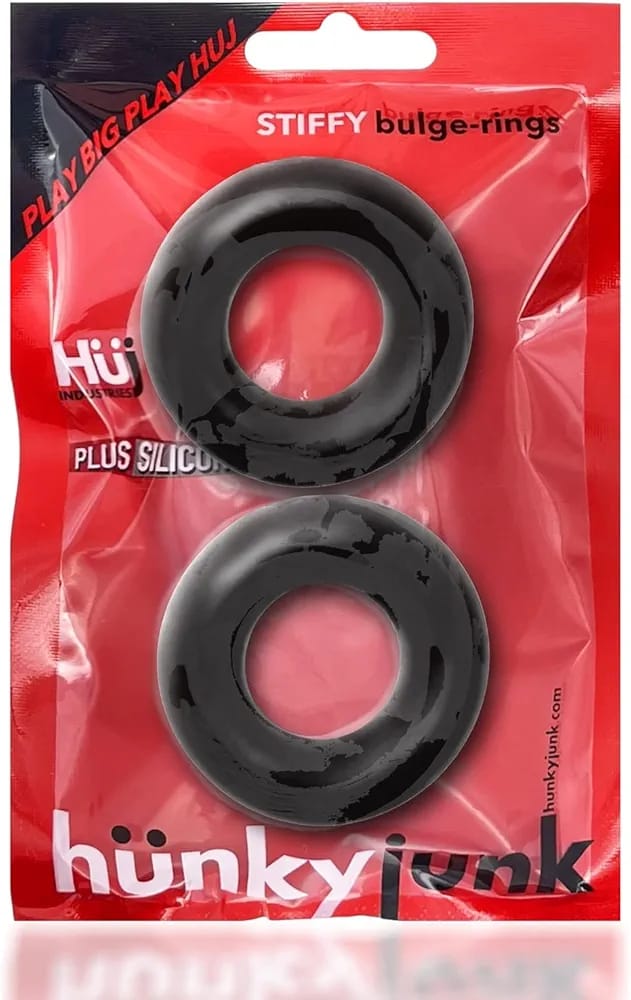 Hunkyjunk - Stiffy Bulge Cock Rings 2 Pack