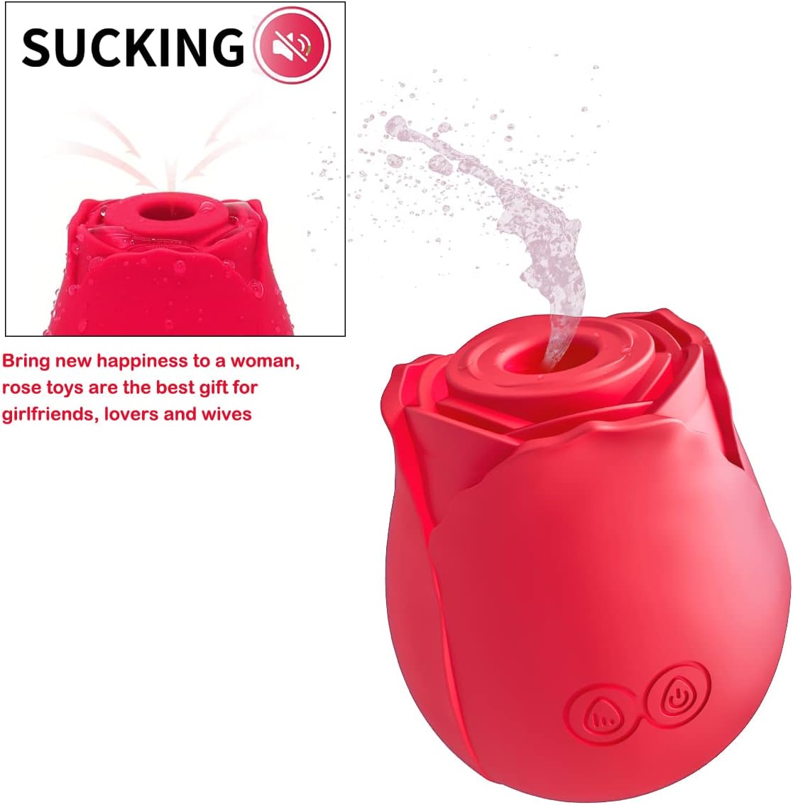 Rose Sucker Vibrator Naughty But Nice Rose Sucker Vibrator Naughty But Nice
