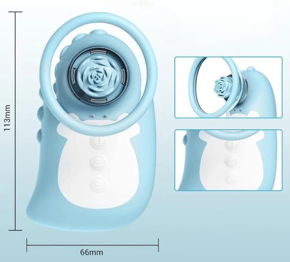Dinosaur Rechargeable Nipple Pump & Flower Collide
