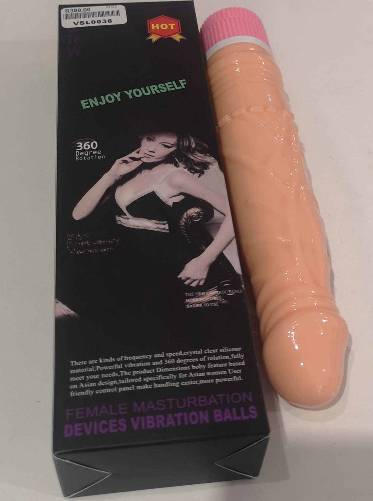 Pleasures Real Look 22cm Vibrator