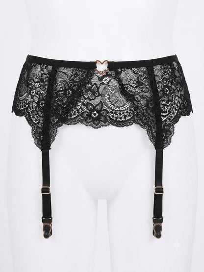 Black Lace Suspender Belt – Timeless Seduction
