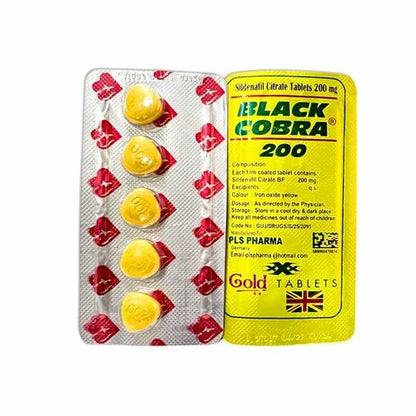 Cobra Gold / Black / Black Mamba 200mg