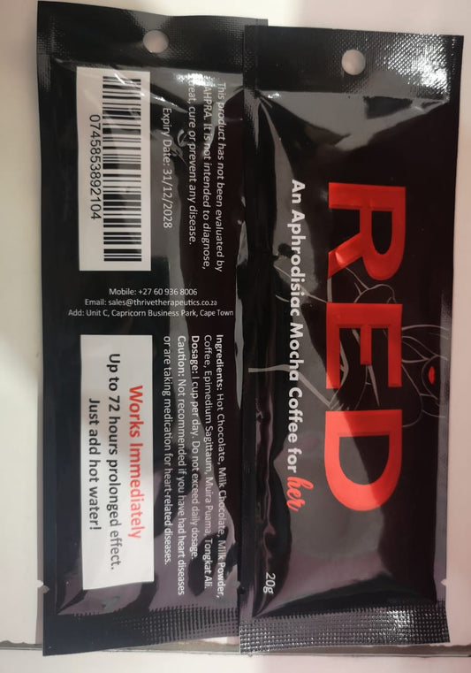 Red Mocha Coffee Aphrodisiac for Her - 20g