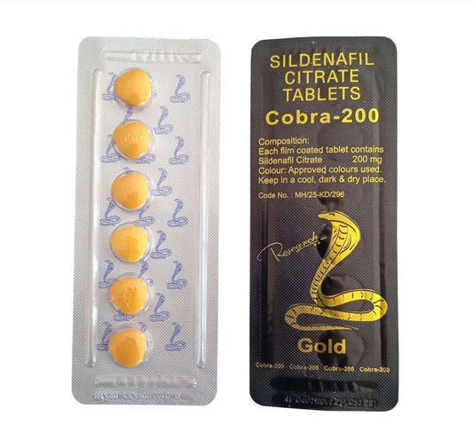 Cobra Gold 6's - 200mg