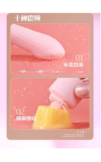 Lilo G Spot with Detachable Finger Tongue Rechargeable Vibrator
