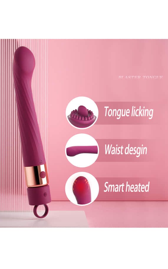 Lilo G Spot with Detachable Finger Tongue Rechargeable Vibrator