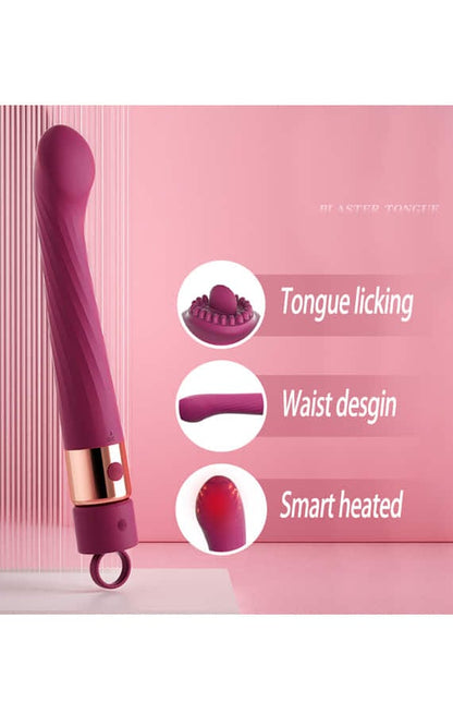 Lilo G Spot with Detachable Finger Tongue Rechargeable Vibrator