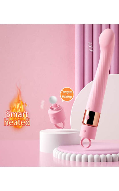 Lilo G Spot with Detachable Finger Tongue Rechargeable Vibrator