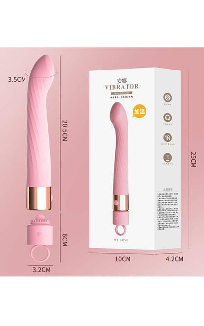 Lilo G Spot with Detachable Finger Tongue Rechargeable Vibrator