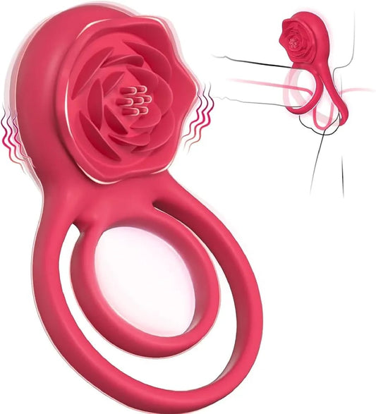 Rose Remote Controlled Rechargeable Cock Ring