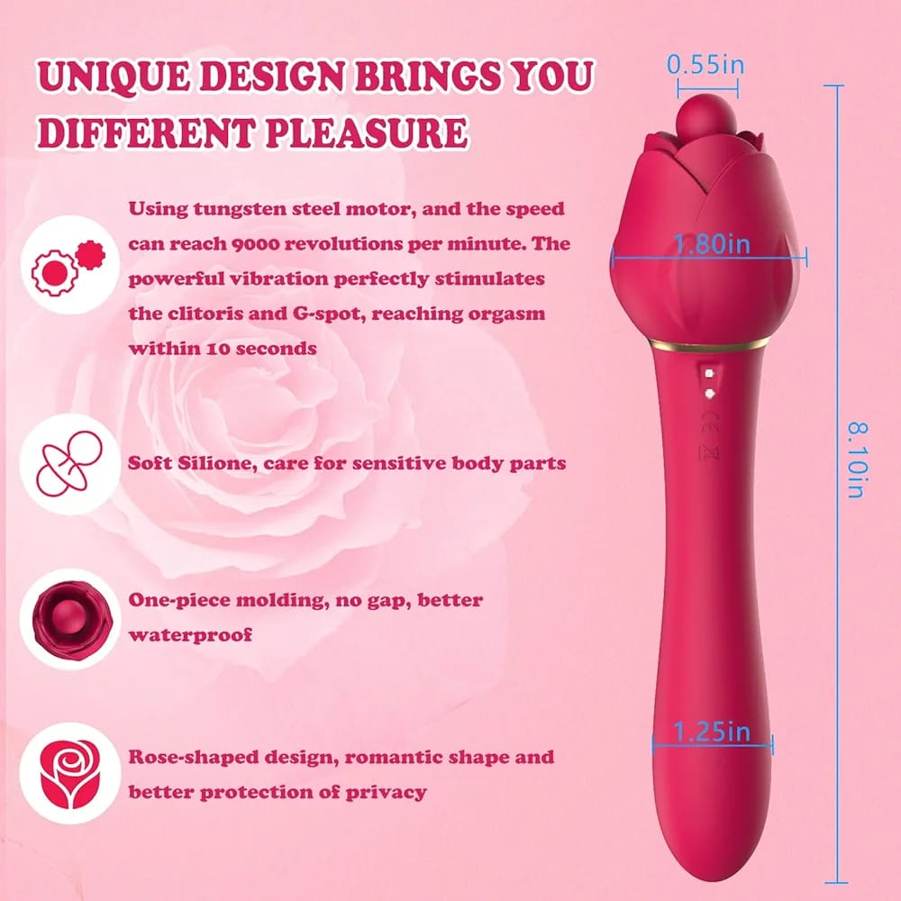 Rose Bud Double Vibrator
