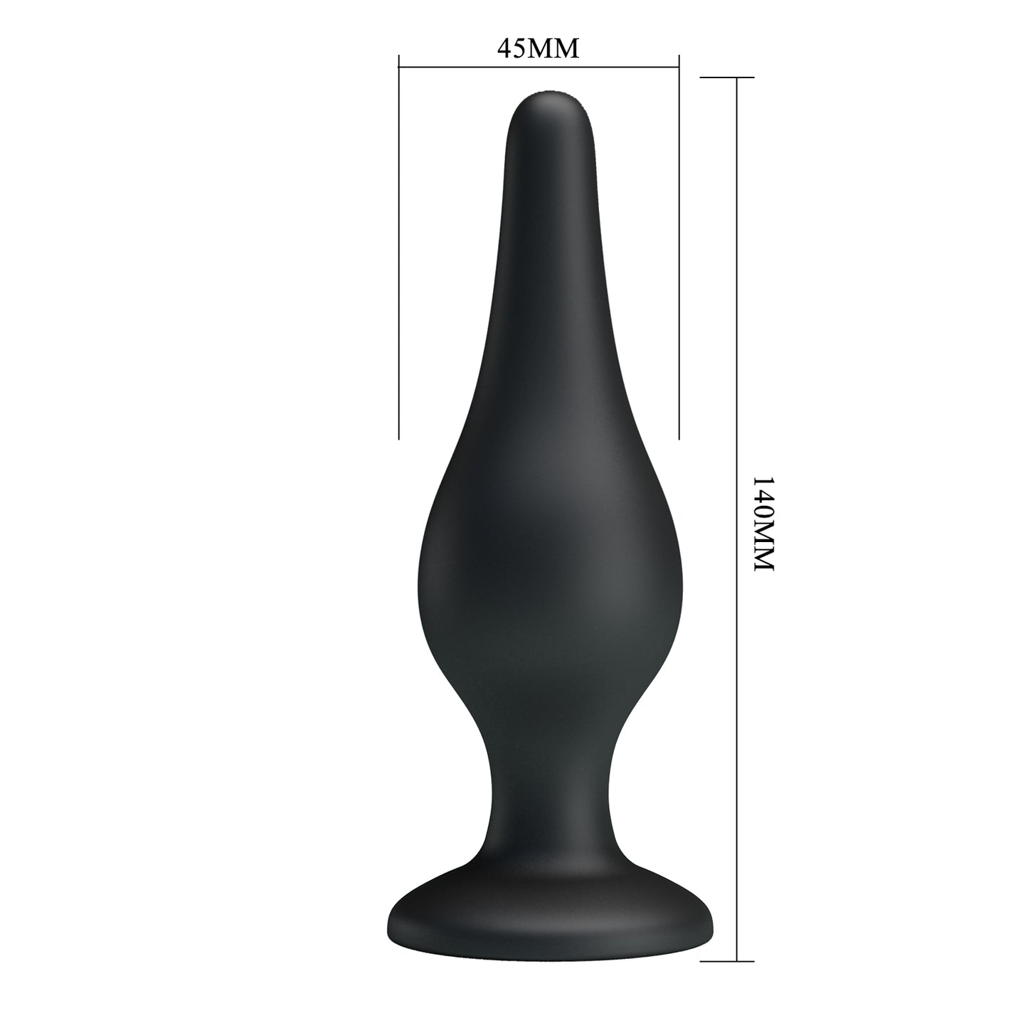 Bulbous Silicone 140mm Butt Plug