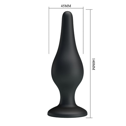 Bulbous Silicone 140mm Butt Plug