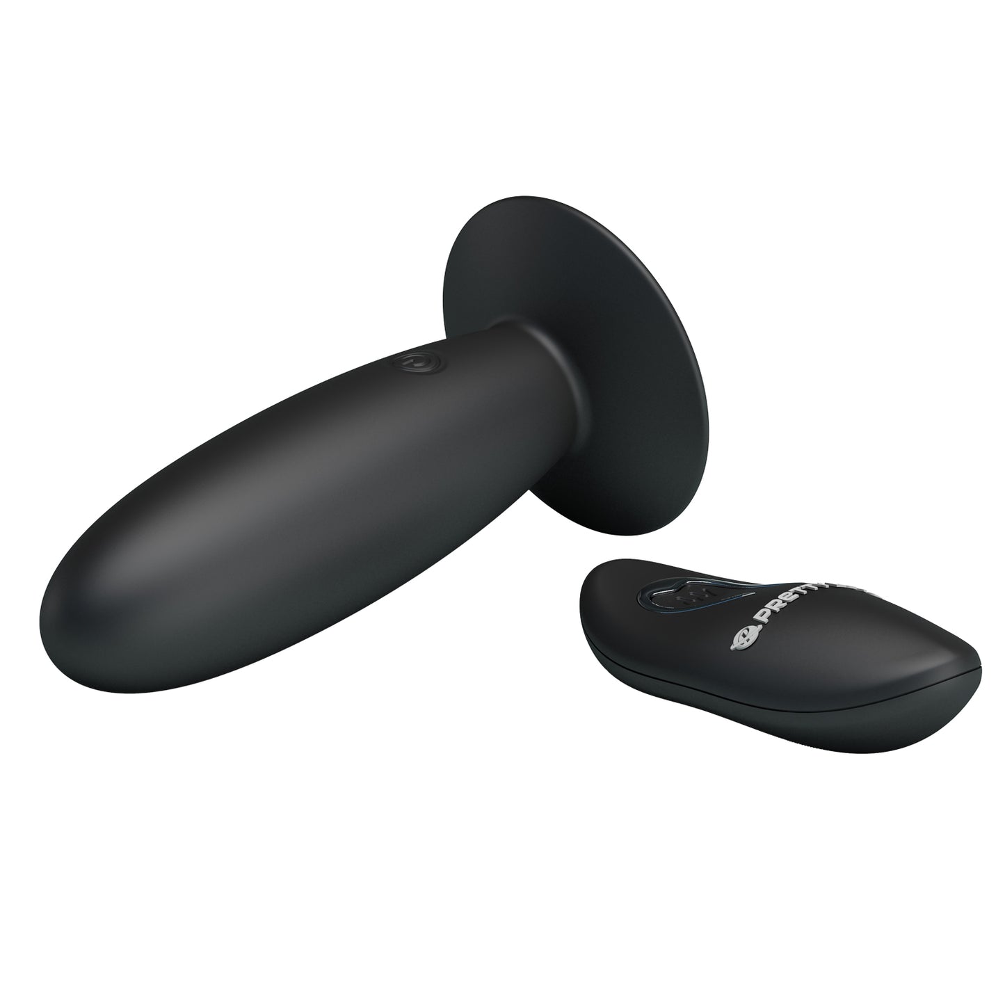 PRETTYLOVE® Remote Control Silicone Anal Vibrator USB Rechargeable Anal Plug with Suction Cup