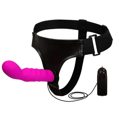 Ultra Harness Vibrating Strap On