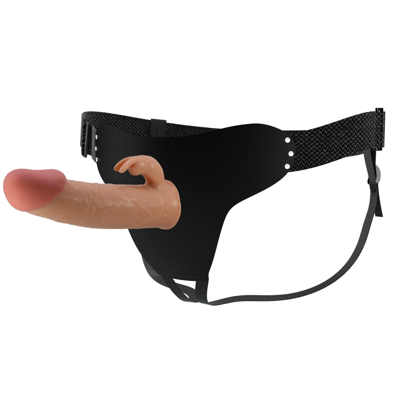 Pretty Love 7.6 Inch Jerry Strap-On with Harness – Ultimate Couples’ Play