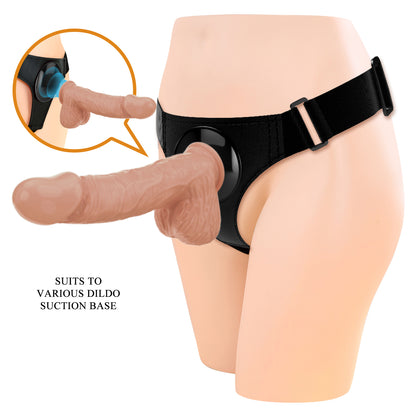 Pretty Love 7.6 Inch Jerry Strap-On with Harness – Ultimate Couples’ Play