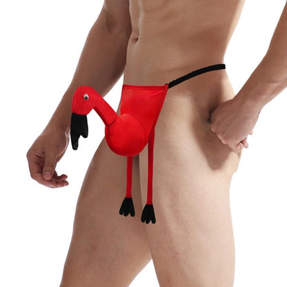 Tropical Temptation: Flamingo Flair Male Thong