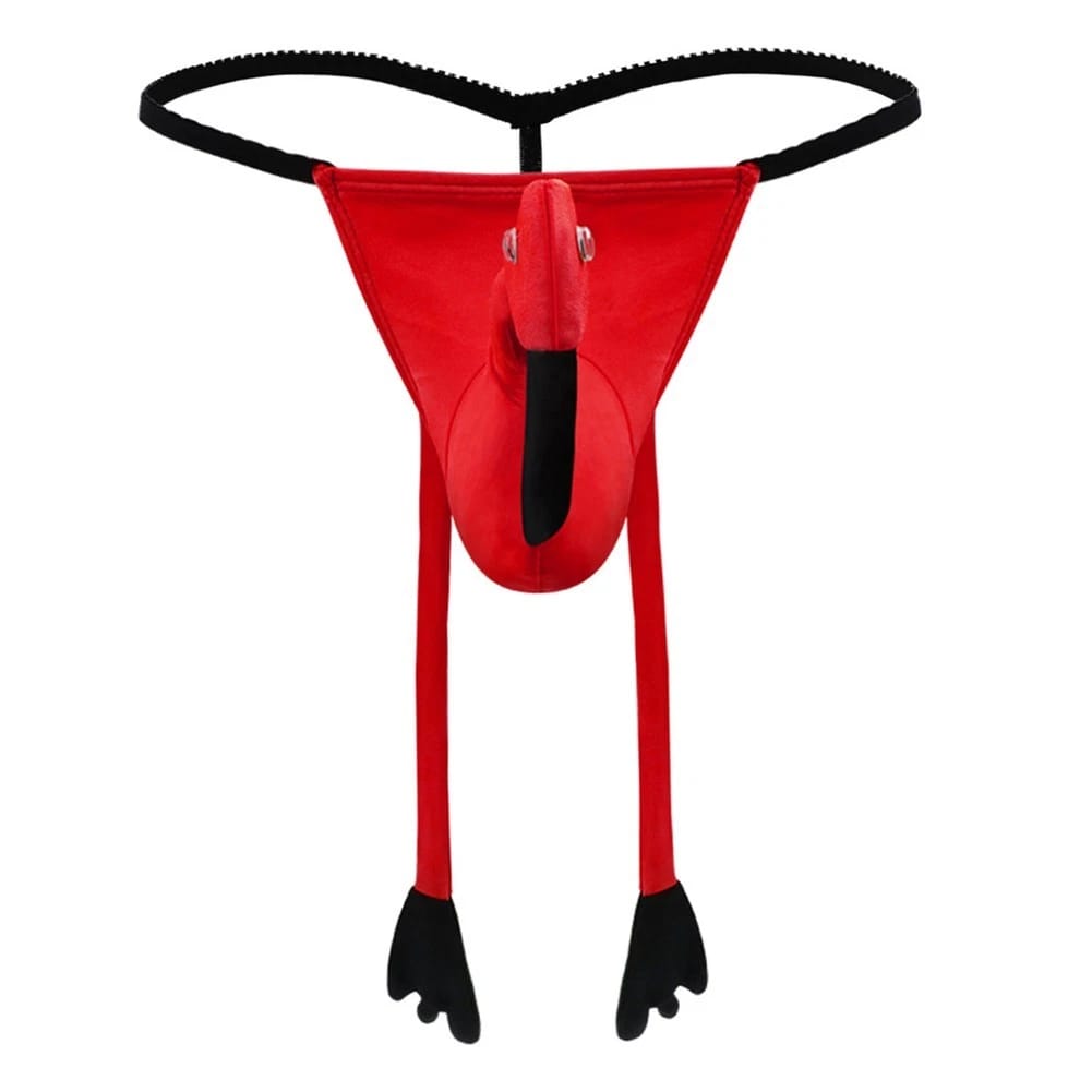 Tropical Temptation: Flamingo Flair Male Thong