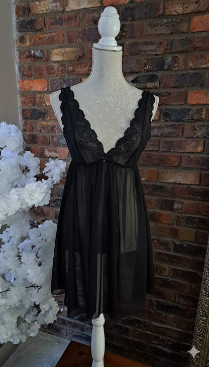 Ethereal Lace Sheer Babydoll