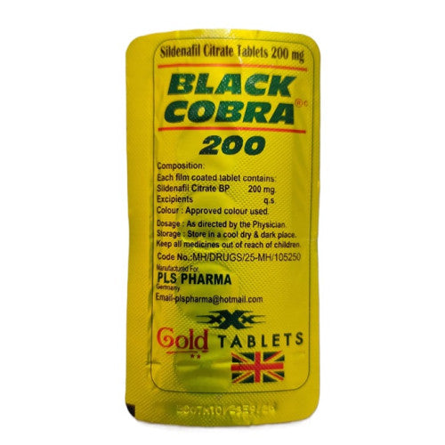 Cobra Gold / Black / Black Mamba 200mg