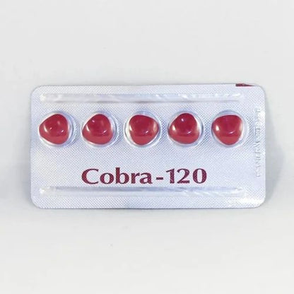 Cobra Red 120mg Male Enhancer - 5's