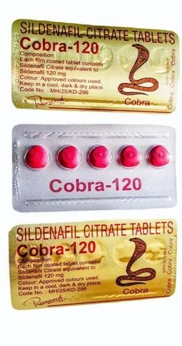 Cobra Red 120mg Male Enhancer - 5's