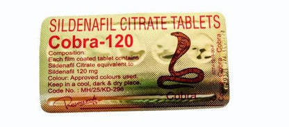 Cobra Red 120mg Male Enhancer - 5's