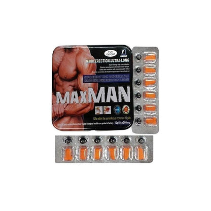 Maxman Penis Enlargement 260mg – 12’s