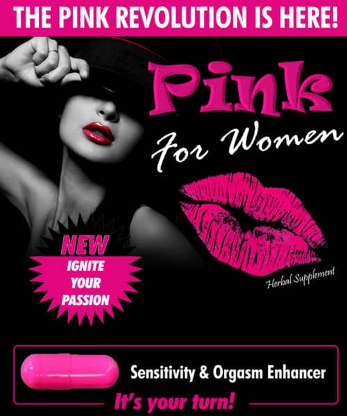Pink For Women - Female Orgasm Enhancer
