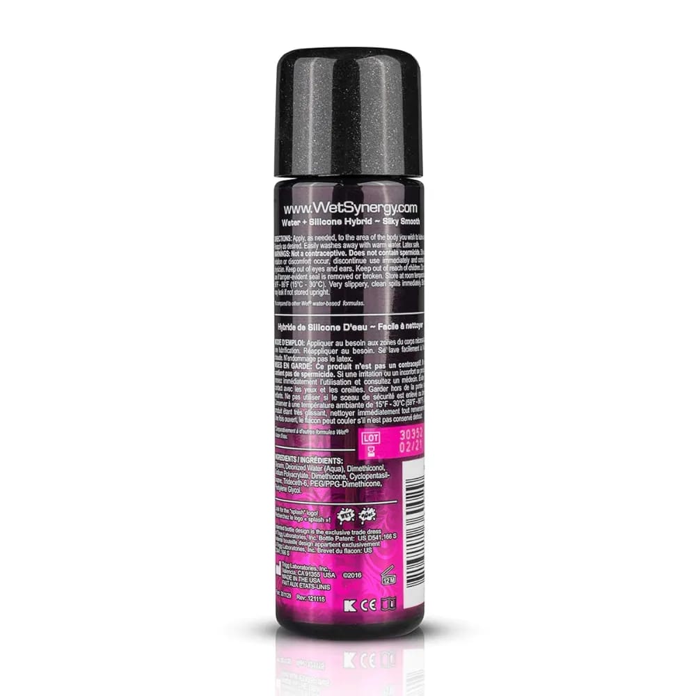 Wet Synergy Hybrid Gel Lubricant 100ml