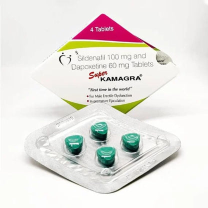 Super Kamagra 2-in-1 Tablets 4’s