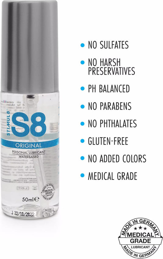 S8 Original Water-Based Lubricant – Smooth & Natural Feel