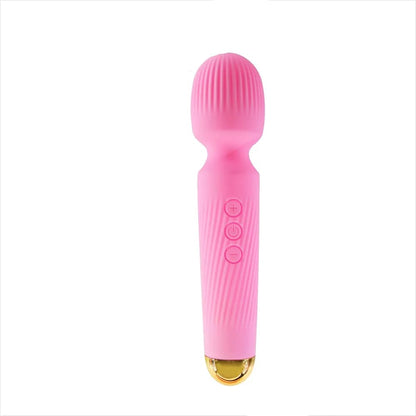 Ribbed Rechargeable Wand Massager