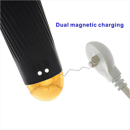 Ribbed Rechargeable Wand Massager