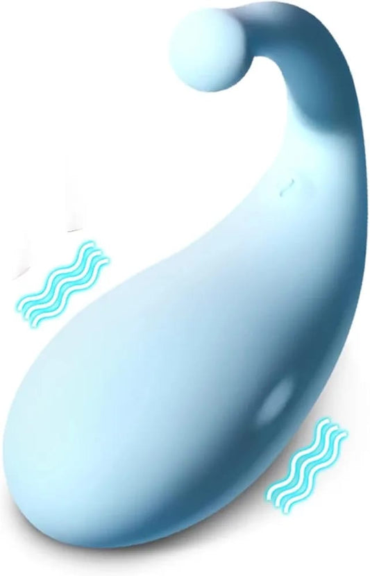 Little Blue Whale Couples Rechargeable Remote Egg Vibe