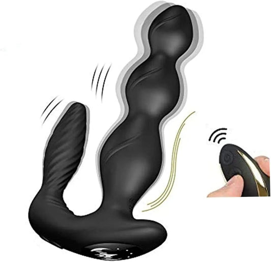 Double Penetration Rechargeable Vibrator