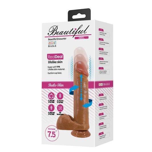 Beautiful - Abel 7.5 Inch Thrusting Rechargeable Vibe