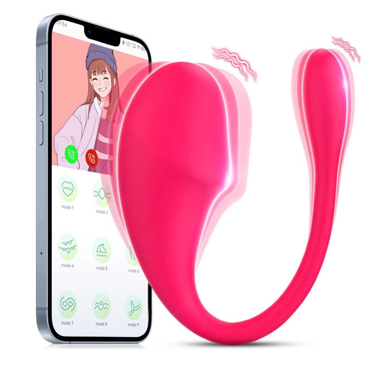 App-Controlled Prostate & Perineum 11 Frequency Vibrations Vibrator