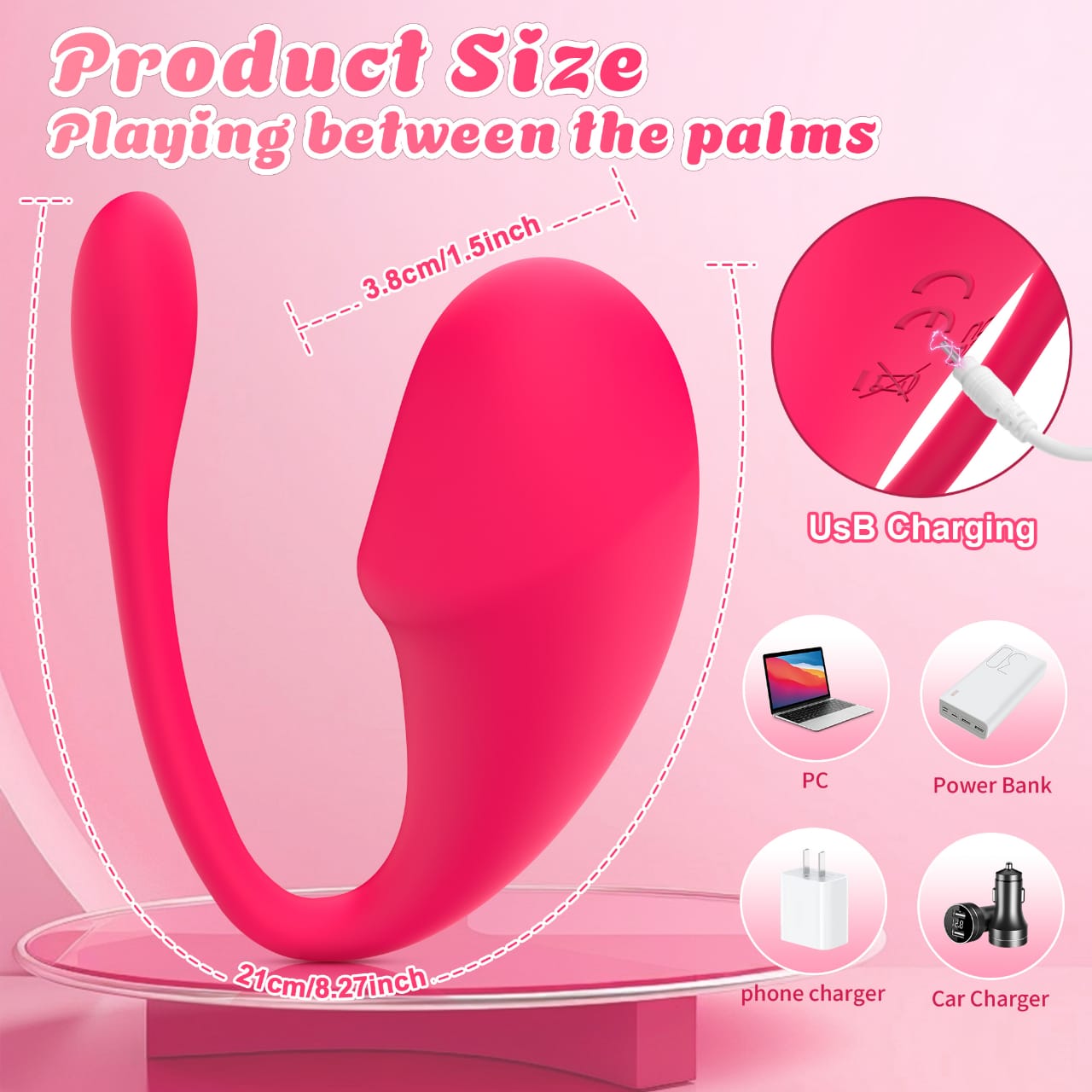 App-Controlled Prostate & Perineum 11 Frequency Vibrations Vibrator