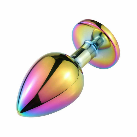 Colourful Metal Butt Plug – Sleek, Stylish & Sensational