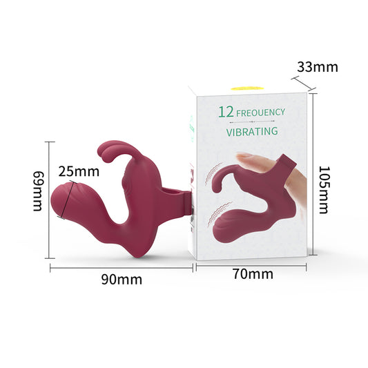 Dual Vibrating Rechargeable Finger Vibe
