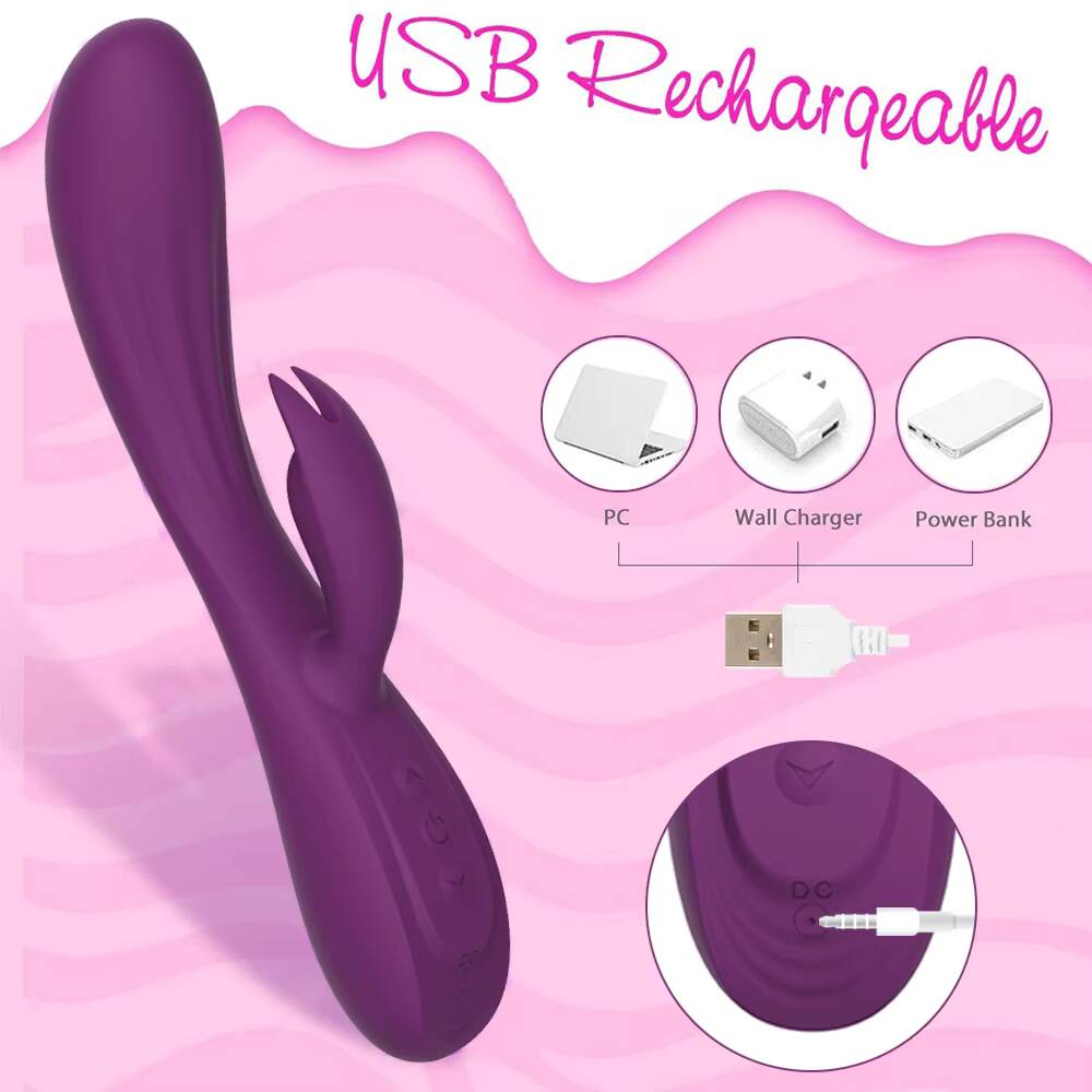Rechargeable Dual-Action Rabbit Vibrator