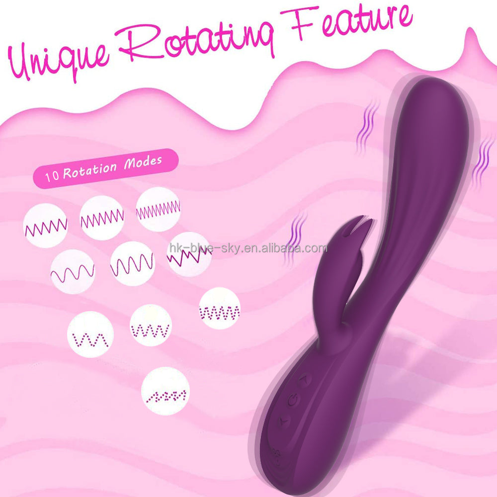 Rechargeable Dual-Action Rabbit Vibrator