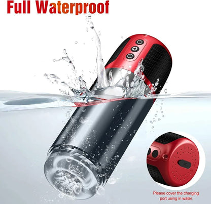 AquaPulse Rechargeable Sucking & Rotating Male Masturbator Cup - Waterproof